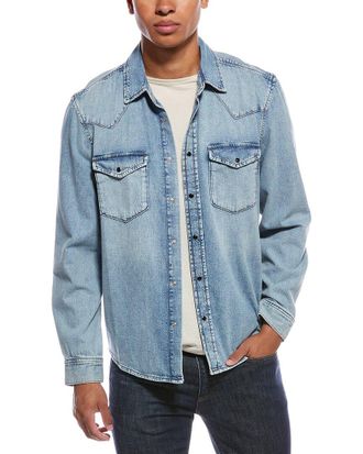 Frame Denim Western Denim Shirt