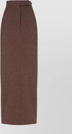 Max Mara buttoned high-waist denim skirt