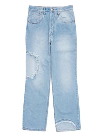 Edward Cuming Jeans dritti Window - Blu
