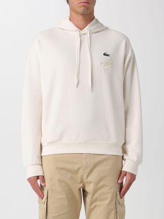 Lacoste Felpa con cappuccio in cotone