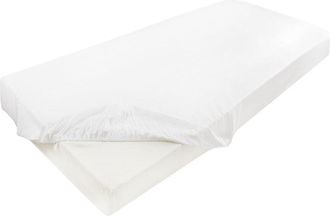 OEM S&aacute;bana Bajera Satinada 160x200x25, Blanco01, Matex