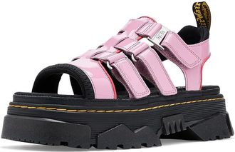 Dr. Martens Mattison 3S Womens Dress Sandals Dusty Rose : UK 8 (US Womens 10) M, Leather