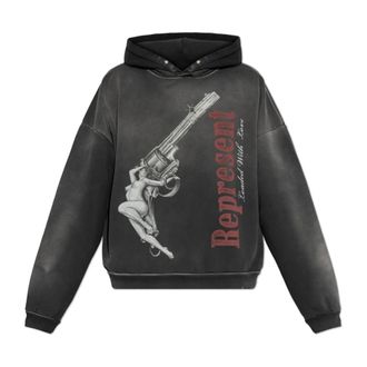 Represent Hoodies, male, Gray, Size: 2XL Loaded With Love Hoodie