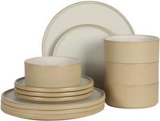 Gibson Home Villa Amadora 12-Piece Stoneware Dinnerware Set, Service for 4 in White at Nordstrom