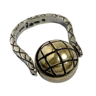 Bottega Veneta Silver 925 Band Ring (Pre-Owned)