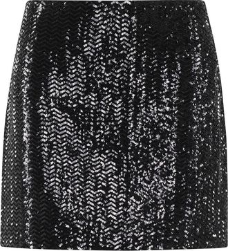 Anine Bing Earth Rok - Dames - Korte rokken - Zwart - XS - Katoen - Rokken