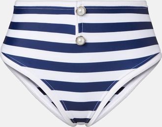 Same Swim Slip bikini Grace a vita alta a righe