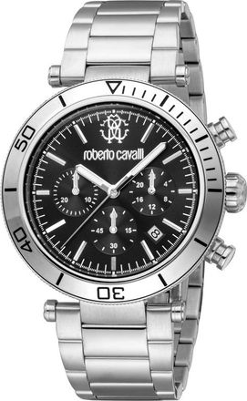 Roberto Cavalli Ritmo Black Dial Mens Watch RC5G128M0055
