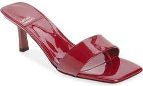 Jeffrey Campbell Capture Slide Sandal in Berry Patent at Nordstrom Rack, Size 5