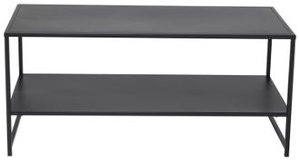 VE DESIGN Couchtisch Staal 102 x 43 cm - Schwarz
