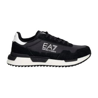 Emporio Armani Vintage Running - Heren - Sneakers - Zwart - 36 2/3 EU - Leer - Schoenen