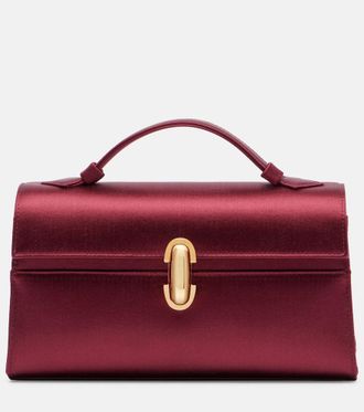 Savette Symmetry satin clutch