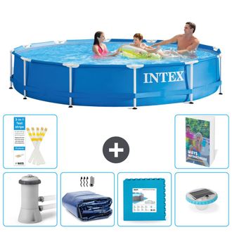 Intex Piscina Con Estructura Redonda - 366x76 Cm - 7-piezas S326