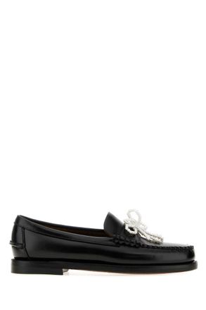 Sebago Black Embellished Loafers