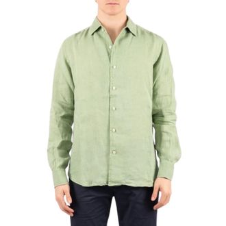 Saint Barth Camicia - Heren - Casual Overhemden - Groen - M - Overhemden