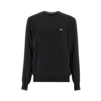 La Martina Truien & Vesten, Heren, Zwart, L, Trui met ronde hals