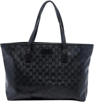 Gucci Pre-owned Tote Bags, female, Black, Size: ONE SIZE Pre-owned Vintage Tote Bag
