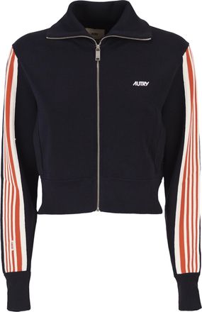 Autry Sudadera Autry De Viscosa Con Cremallera Y Rayas Laterales