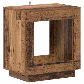 vidaXL Mesa Lateral Madera Envejecida 60 X 40 X 65 Cm Vidaxl