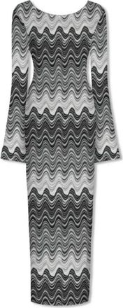 MC2 Saint Barth rachel sea wave 00 - Dames - Maxi kleedjes - Veelkleurig - S - Kleedjes