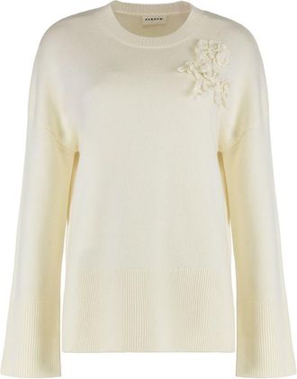 P.A.R.O.S.H. P. A.R. O.S. H. Sweater With A Round Neck In Wool And Cashmere