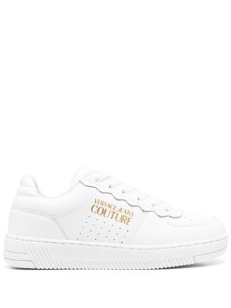 Versace Jeans Couture Sneakers met logoprint - Wit