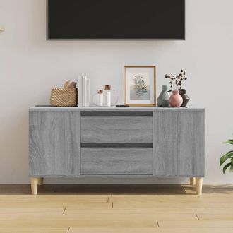 Berkfield Home TV Cabinet Grey Sonoma 102x44.5x50 cm Engineered Wood