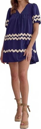 Entro On A Whim Mini Dress In Purple