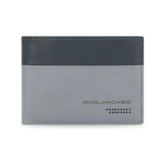 Piquadro Wallets & Cardholders, male, Gray, ONE SIZE, Multicolor wallet and cardholder