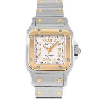 Cartier Pre-owned Cartier Santos Galbee Automatic Silver Dial Ladies Watch W20045C4