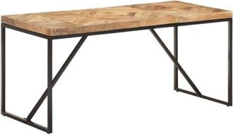 vidaXL Vidaxl - Mesa de comedor madera maciza de acacia y mango 160x70x76 cm