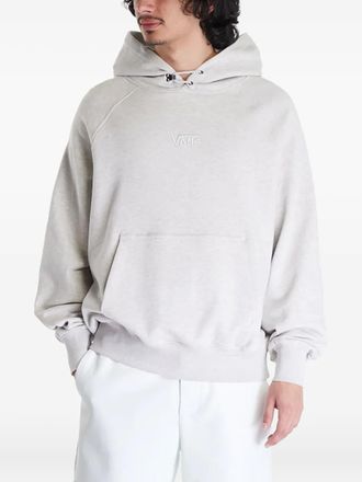 Vans embroidered-logo hoodie - men - Cotton - S - Grey
