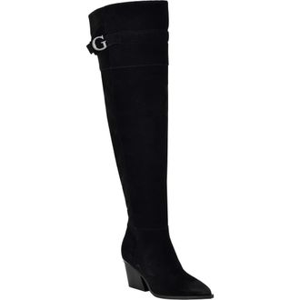 Guess Wilton Over the Knee Slouch Boot in Black at Nordstrom, Size 8.5