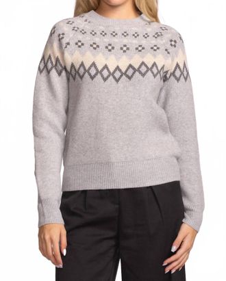 Pink Martini Haverford Sweater In Grey
