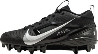 Nike Nike Alpha Menace 4 Varsity Mens Football Cleats, Black/Metallic Silver, 9.5 UK