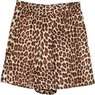 P.A.R.O.S.H. Shorts con stampa - Marrone