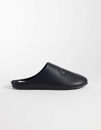 Calvin Klein sabot con logo ben visibile neri-Nero