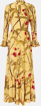 La DoubleJ Abito lungo Visconti in seta cr&ecirc;pe de chine