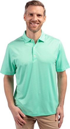 Cutter & Buck Forge Eco Double Stripe Stretch Recycled Mens Polo