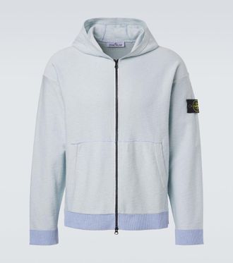 Stone Island Compass cotton-blend hoodie