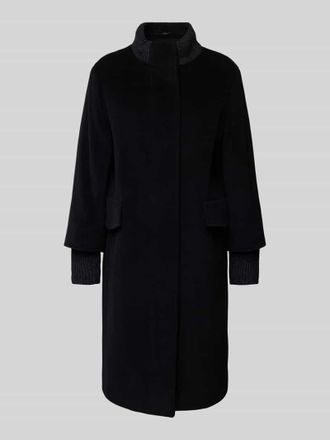 Cinzia Rocca Regular Fit Wollmantel mit Kaschmir-Anteil in Black, Gr&ouml;&szlig;e 36