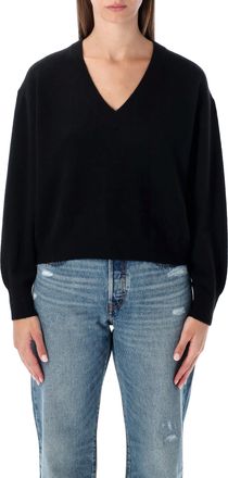 American Vintage Raxow Wool V-neck Sweater