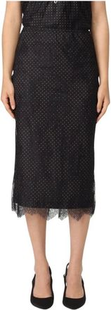 Aniye By Rokken, Dames, Zwart, M, Polyester, Leonie Midi Rok