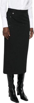 Ermanno Scervino Kokerrok - Dames - Kokerrokken - Zwart - S - Rokken