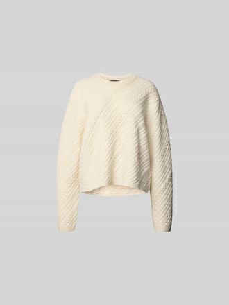 Joseph Joseph Relaxed Fit Pullover aus reiner Wolle in Ecru, Gr&ouml;&szlig;e L