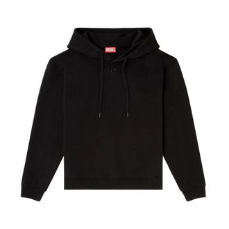 Diesel F-Normy-Hood-Od Felpa - Dames - Hoodies - Zwart - XS - Hoodies & sweatvesten
