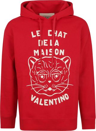 Valentino Garavani Jersey Felpa Le Chat De La Maison
