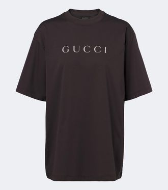 Gucci Logo cotton jersey T-shirt