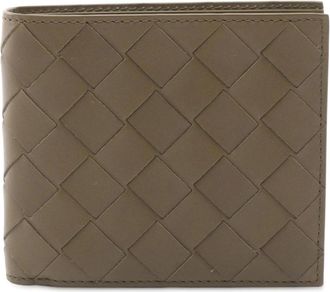 Bottega Veneta Pre-owned Wallets, female, Brown, Size: ONE SIZE Pre-owned Vintage Intrecciato Leather Bi-Fold Wallet