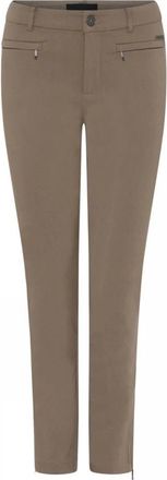 C.Ro Dames, Broeken, Bruin, Maat: XS